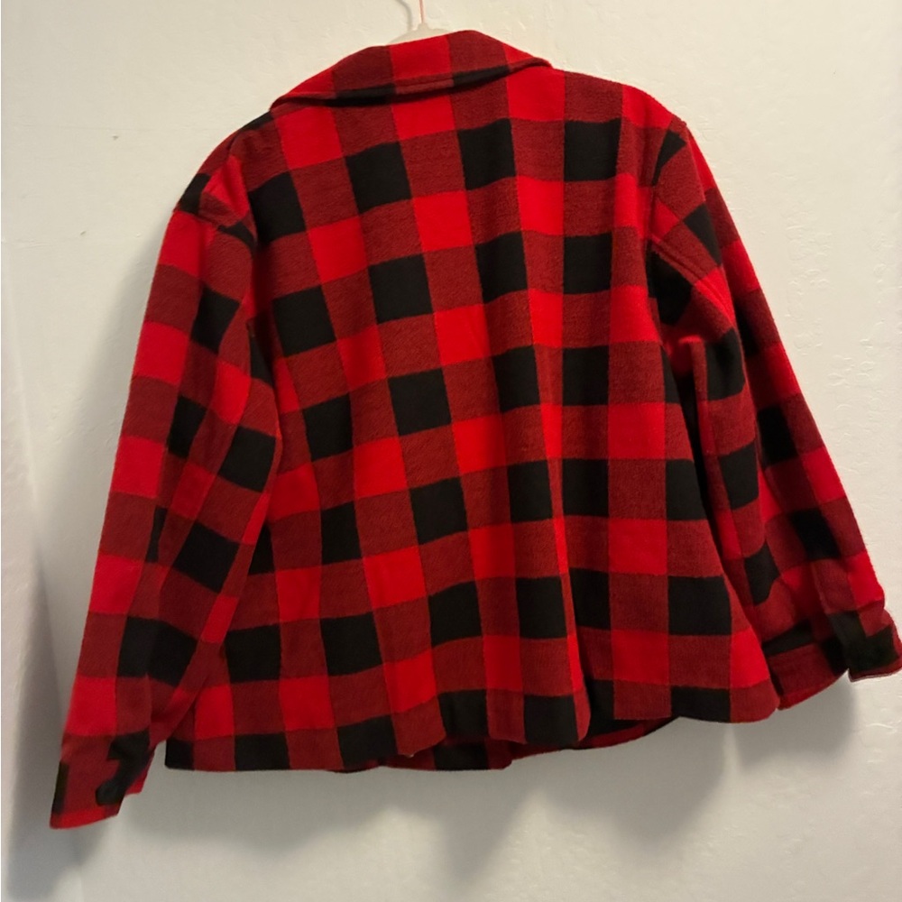 Woolrich Women's Buffalo Check Melton Jacket - Picture 6 of 9